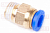 Соединитель MEFU 8 мм (Air knob connector)