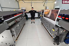 Второй сублимационный принтер GongZheng Apsaras G4-H в компании «Zvezda»