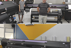 Текстильный принтер Mimaki TS300 установлен в ташкентской РПК "IZBA"