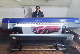 Инсталляция экосольвентного принтера ARK-JET SOL 1600 в Намангане